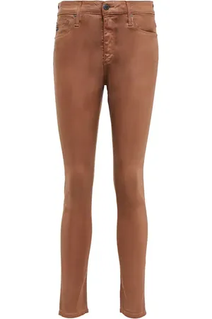 AG Jeans High-Rise Jeans Farrah Skinny Ankle