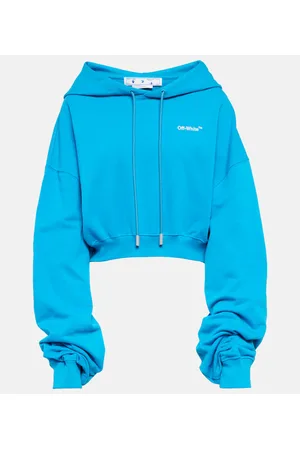 OFF-WHITE Cropped-Hoodie aus Baumwolle