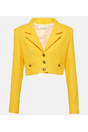 Alessandra Rich Cropped-Blazer aus Tweed