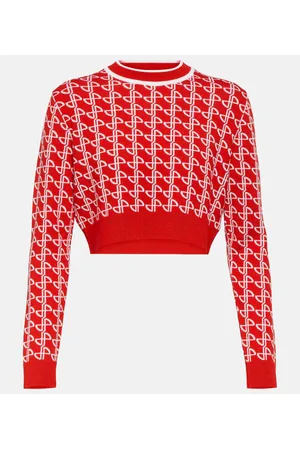 Patou Cropped-Pullover aus Jacquard