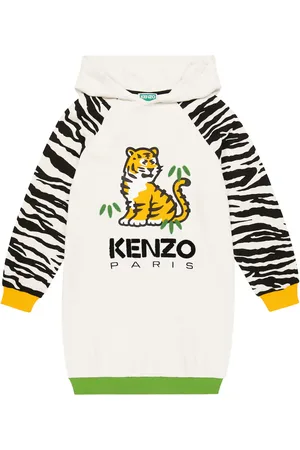 Kenzo Bedrucktes Pulloverkleid aus Baumwolle