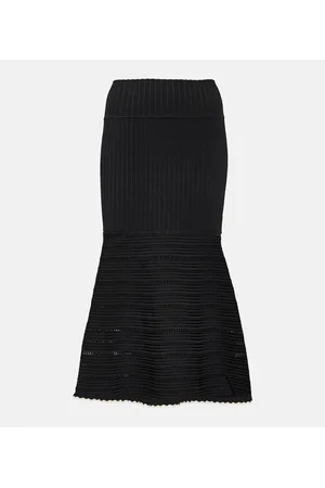 Victoria Beckham High-Rise-Midirock