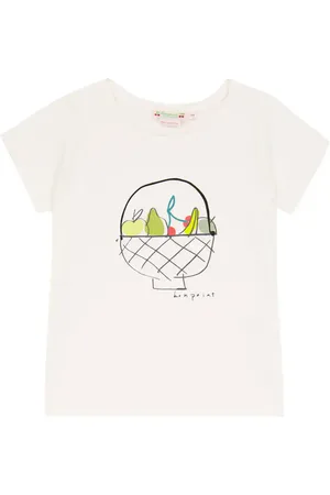 BONPOINT Bedrucktes T-Shirt aus Baumwolle