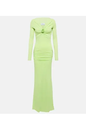 BLUMARINE Verzierte Off-Shoulder-Robe