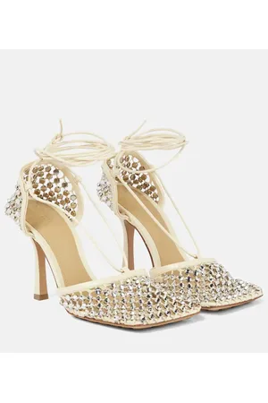 Bottega Veneta Verzierte Pumps Sparkle Stretch aus Leder