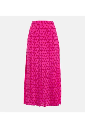 VALENTINO Midirock Toile Iconographe aus Seide