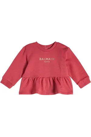 Balmain Baby Sweatshirt aus einem Baumwollgemisch