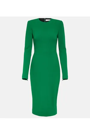 Victoria Beckham Midikleid aus einem Wollgemisch