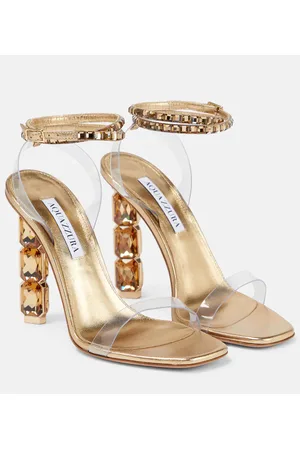 Aquazzura Verzierte Sandalen Aura Plexi 105