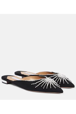 Aquazzura Verzierte Slippers Sunshine