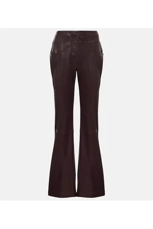 Altuzarra Weite Hose Serge aus Leder
