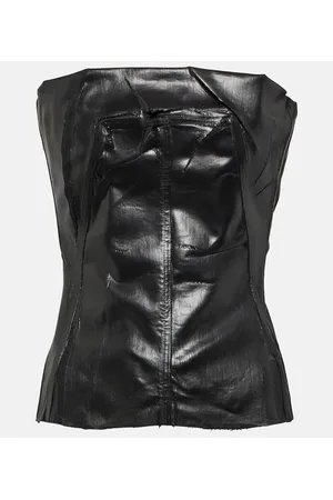 Rick Owens Bustier-Top aus Denim