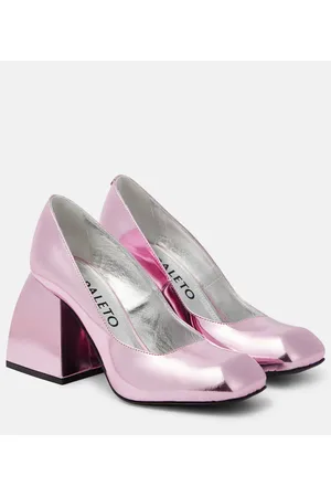 NODALETO Pumps Bulla Air 90 aus Metallic-Leder