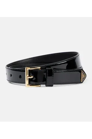 Prada Gürtel aus Lackleder
