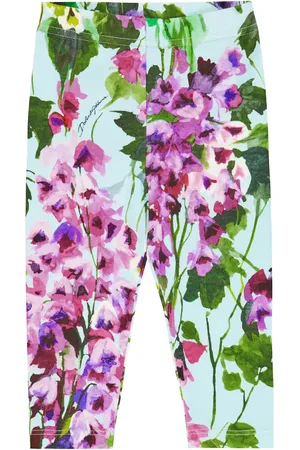 Dolce & Gabbana Baby Leggings aus einem Baumwollgemisch