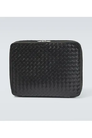 Bottega Veneta Reise-Etui Intrecciato aus Leder