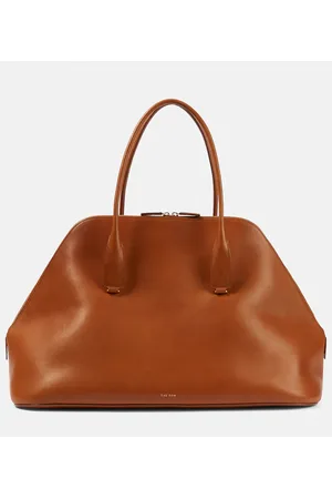 The Row Tote aus Leder