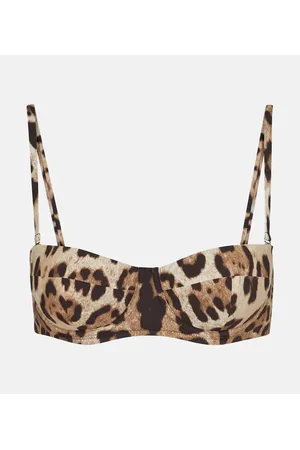 Dolce & Gabbana Bedrucktes Bikini-Oberteil