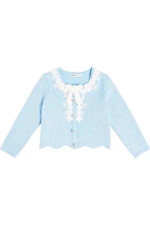 Self-Portrait Verzierter Cardigan mit Spitze