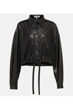 Dorothee Schumacher Hemd Sleek Comfort aus Lederimitat
