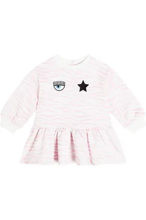 MONNALISA X Chiara Ferragni Baby Kleid aus einem Baumwollgemisch