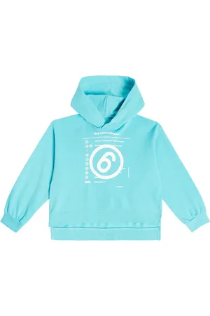 Maison Margiela Bedruckter Hoodie aus Baumwoll-Jersey