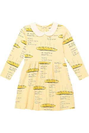 Mini Rodini Bedrucktes Kleid aus Baumwoll-Jersey