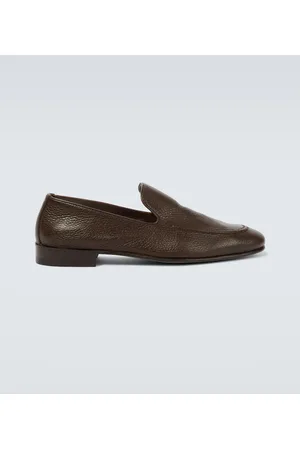 Manolo Blahnik Slip-Ons Truro aus Leder