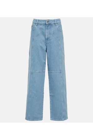 Marant Etoile Mid-Rise Straight Jeans Valeria