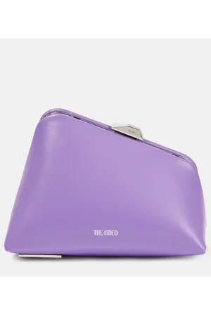 The Attico Clutch Midnight Mini aus Leder