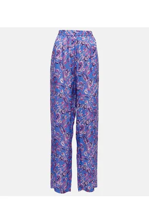 Isabel Marant Hose Piera aus einem Seidengemisch