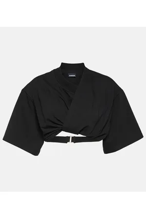 Jacquemus Cropped-Top Le T-Shirt Bahia Court aus Baumwolle