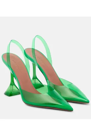 Amina Muaddi Slingback-Pumps Holli Glass