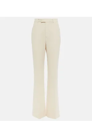 Gucci Weite Hose aus Woll-Crêpe