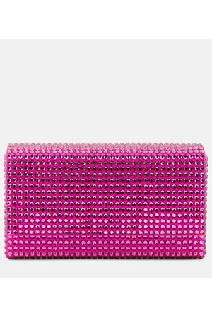 Amina Muaddi Verzierte Clutch Superamini Paloma