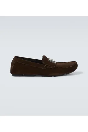 Dolce & Gabbana Loafers DG aus Veloursleder