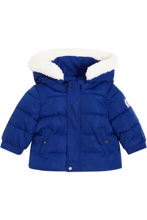 Tartine Et Chocolat Baby Wattierte Jacke mit Faux Shearling