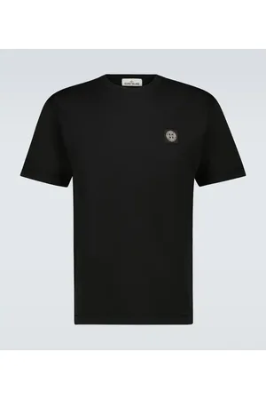 Stone Island T-Shirt Compass aus Baumwoll-Jersey