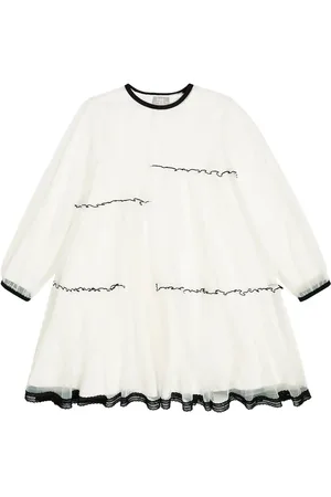 Il gufo Kleid aus Tüll und Jersey