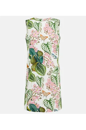 Oscar de la Renta Minikleid aus einem Baumwollgemisch