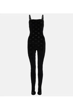 Dolce & Gabbana Jumpsuit aus Baumwolle und Seide