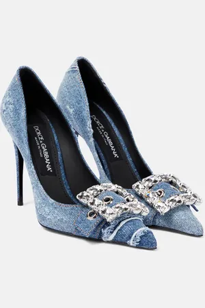 Dolce & Gabbana Verzierte Pumps aus Denim