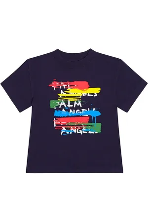 Palm Angels Bedrucktes T-Shirt aus Baumwolle