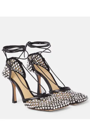 Bottega Veneta Verzierte Pumps Sparkle Stretch aus Leder