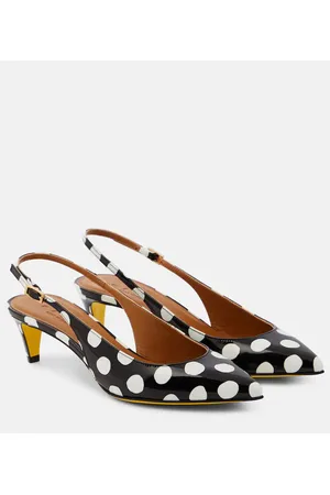 Marni Slingback-Pumps aus Lackleder