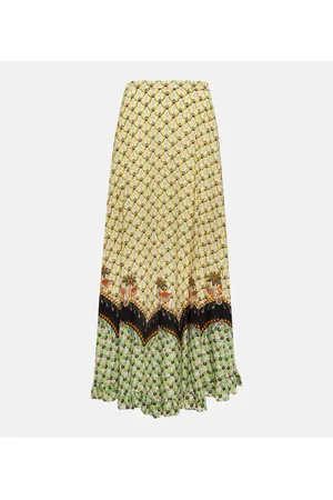 Etro Bedruckter High-Rise-Maxirock
