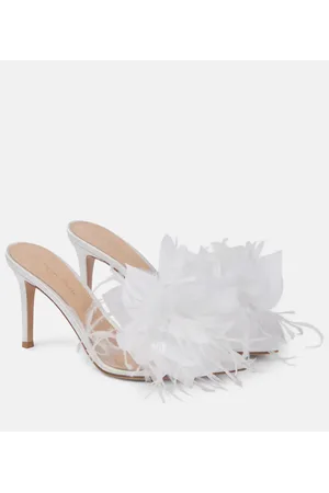 Gianvito Rossi Verzierte Mules Elle 85