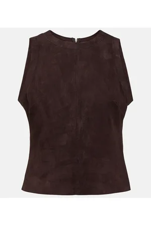 Stouls Top Pam aus Veloursleder