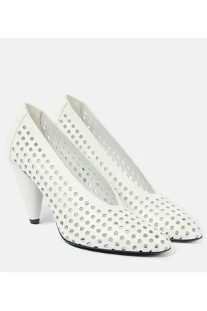 Proenza Schouler Pumps Perforated Cone aus Leder