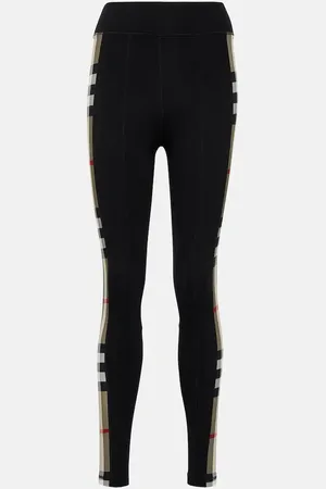 Burberry Leggings Check aus Jersey